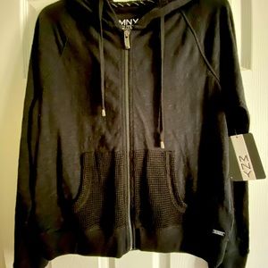 Andrew Marc zipper black zacket